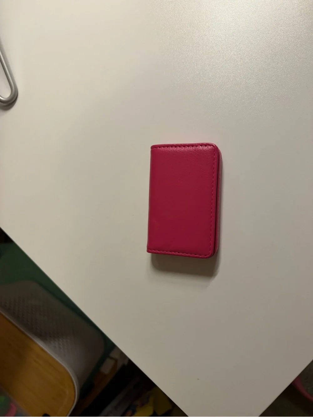 Pink Leather Wallet-Style Phone Case